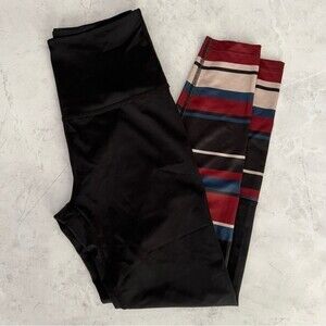 Beyond Yoga Arlington High Waist Midi Stripe Legging Small